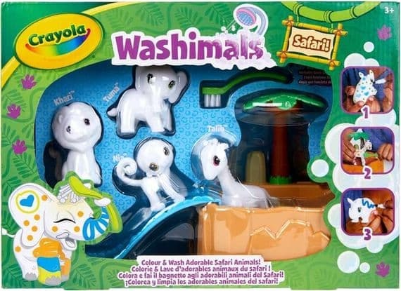 CRAYOLA WASHIMALS SAFARI SET