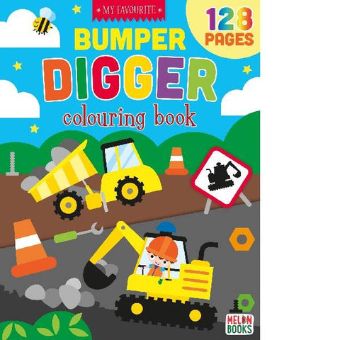 BUMPER DIGGER COLOURING BOOK