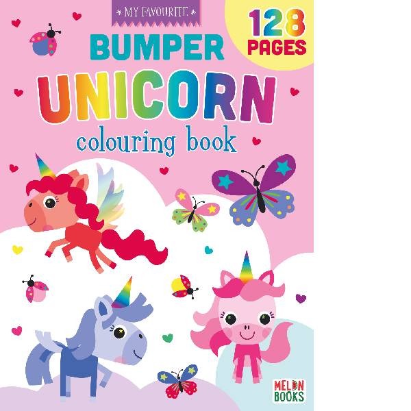 MY FAVOURITE BUMPER UNICORN COLOURING BOOK