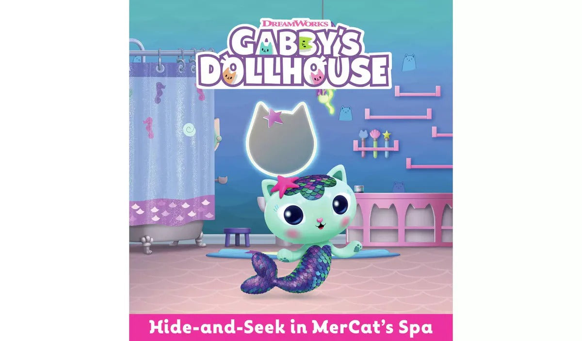 GABBY'S DOLLHOUSE HIDE-AND-SEEK IN MERCAT'S SPA