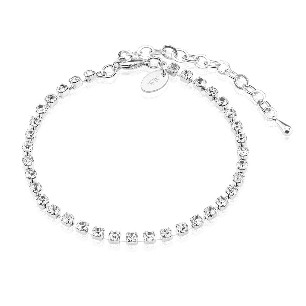 NEWBRIDGE SILVERWARE BRACELET MULTI CLEAR STONE