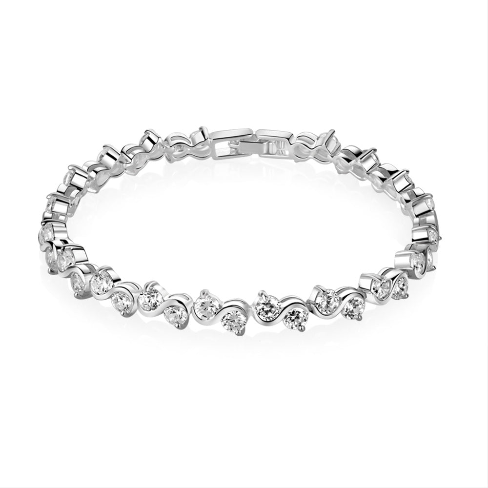 Clear CZ Stones Bracelet
