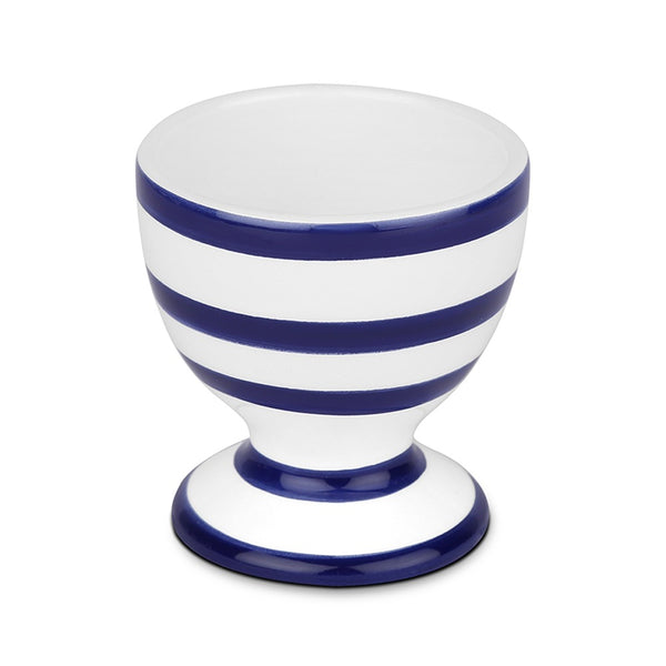 NEWBRIDGE SILVERWARE BLUE STRIPE EGG CUP SET OF 4