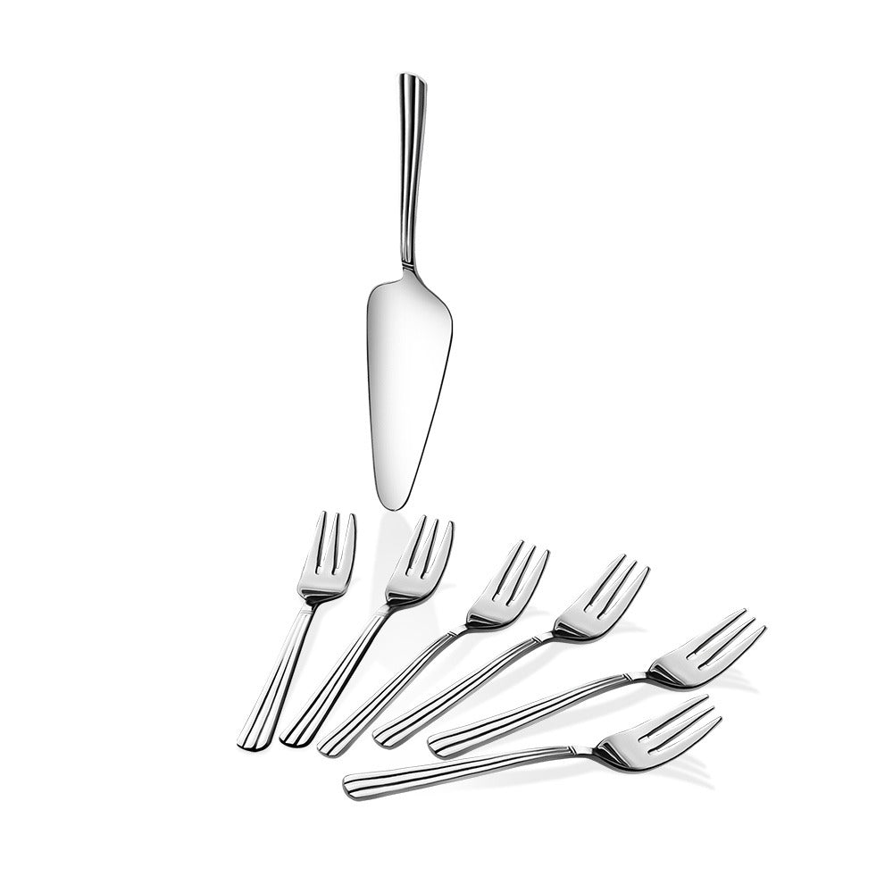 NEWBRIDGE SILVERWARE NOVA 7 PIECE PASTRY SET