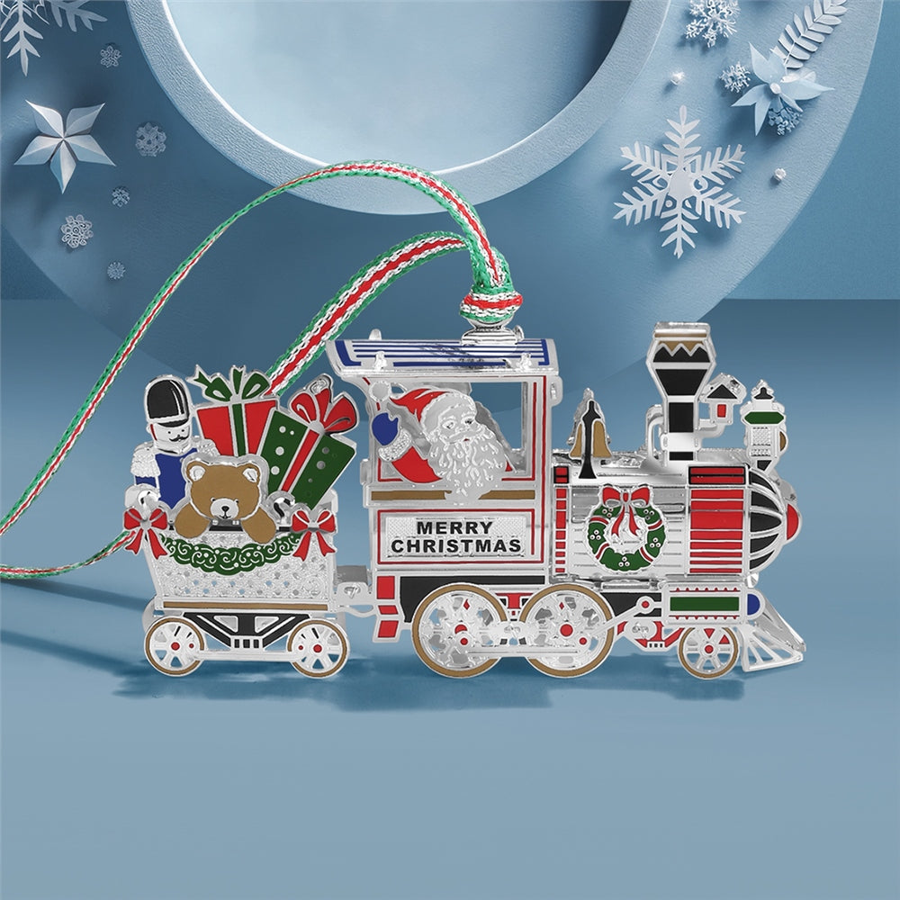 Santa Train Carriage Tree Decoration