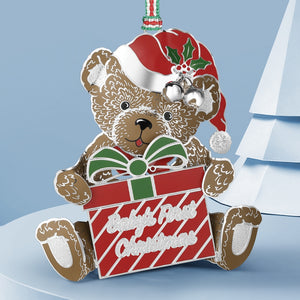 Babys First Teddy Bear Tree Decoration