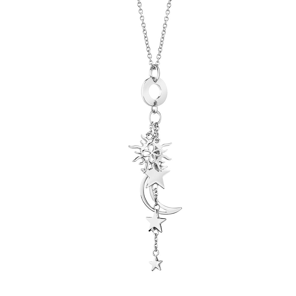 Sun, Moon & Stars Charm Necklace