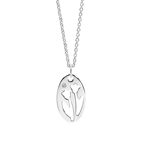 NEWBRIDGE SILVERWARE MEMENTOS FLOWER PENDANT