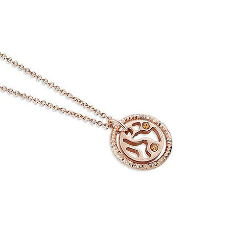 NEWBRIDGE SILVERWARE ROSE GOLD WISH TWIST PENDANT