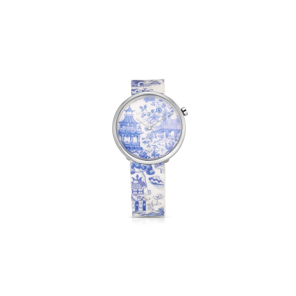 NEWBRIDGE SILVERWARE WILLOW PATTERN LADIES WATCH