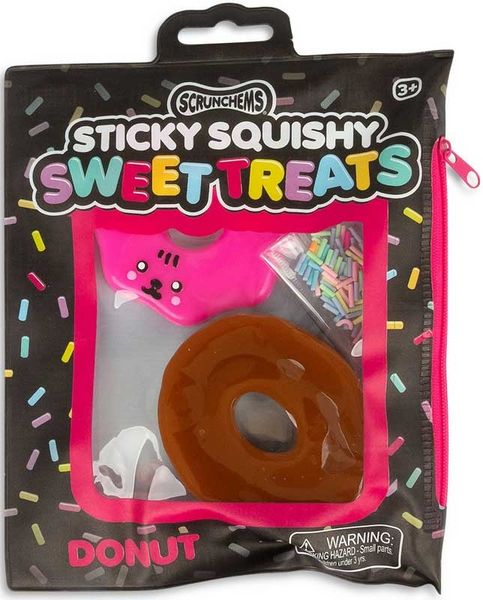 SCRUNCHEMS SWEET TREATS STICKY DONUT