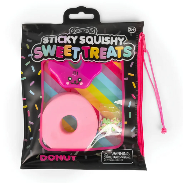 SCRUNCHEMS SWEET TREATS STICKY DONUT