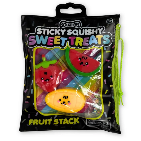SCRUNCHEMS SWEET TREAT SQUISHY FRUIT STA