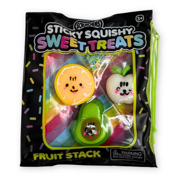 SCRUNCHEMS SWEET TREAT SQUISHY FRUIT STA
