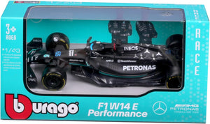 1:24 F1 Mb W14 2023 WITH HELMET HAMILTON