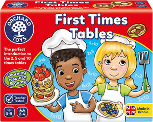 FIRST TIMES TABLES