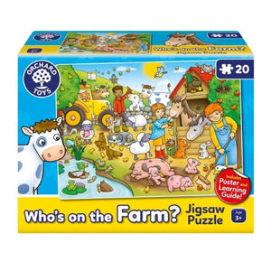 ORCHARD TOYS WHOS ON THE FARM JIGSAW PUZZLE
