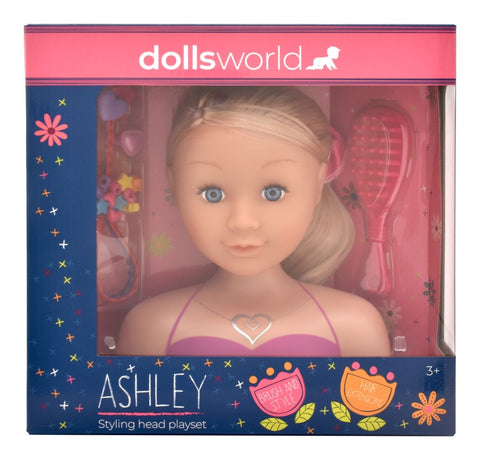 DOLLSWORLD - ASHLEY STYLING HEAD