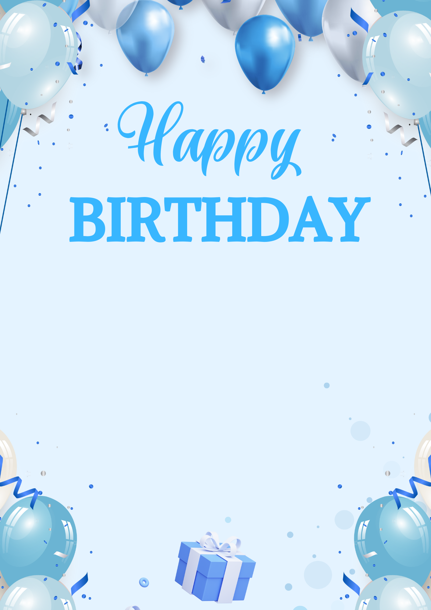 PERSONALISED BIRTHDAY CARD