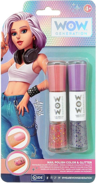 WOW GENERATION COLOUR AND GLITTER NAIL POLISH