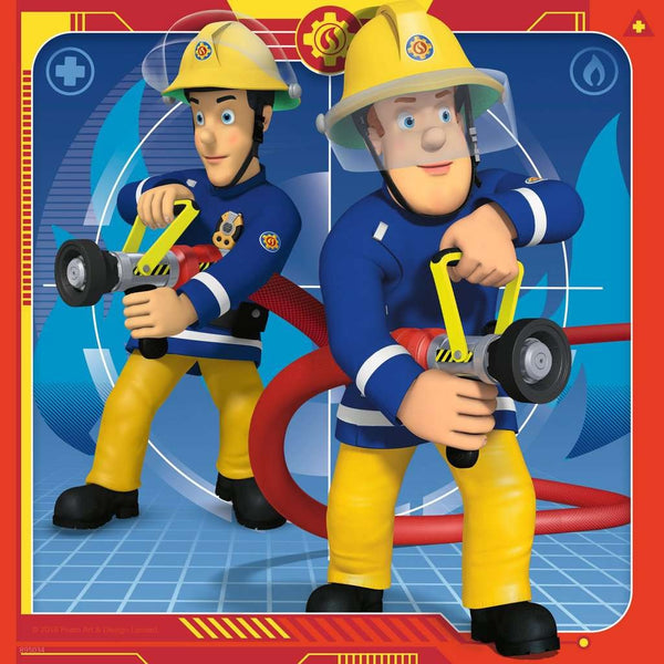 FIREMAN SAM 3 X 49 PIECE PUZZLES