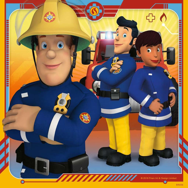 FIREMAN SAM 3 X 49 PIECE PUZZLES