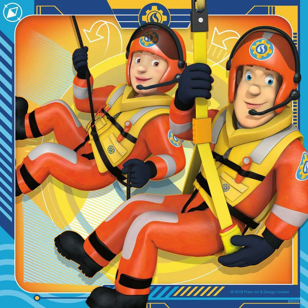 FIREMAN SAM 3 X 49 PIECE PUZZLES