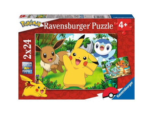 POKEMON 2 X 24 PIECE PUZZLES