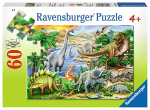 PREHISTORIC LIFE 60 PIECE PUZZLE