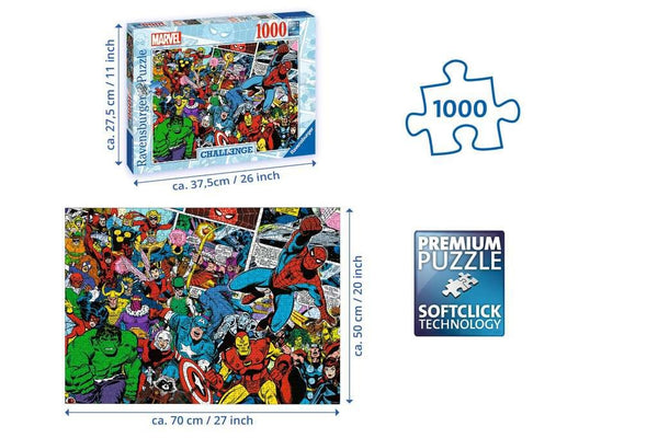 CHALLENGE - MARVEL 1000 PIECE JIGSAW