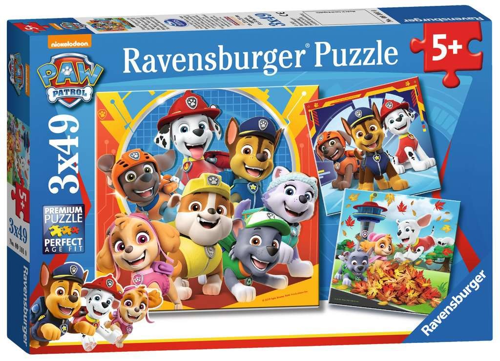 PAW PATROL 3 X 49 PIECE JIGSAWS