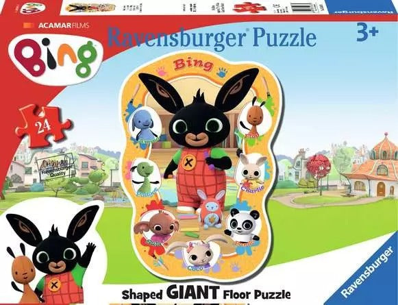 BING & FRIENDS SHAPED FLOOR PUZZLE 24PCE