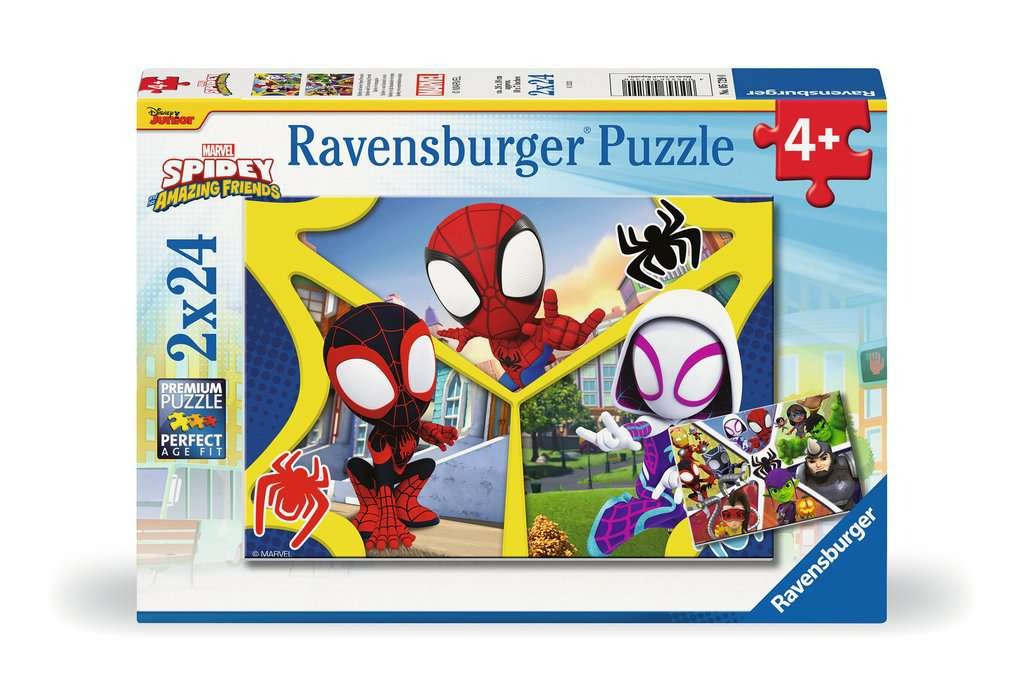 SPIDEY & HIS AMAZING FRIENDS - 2 X 24 PIECE JIGSAW