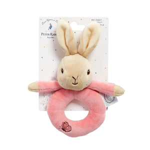 PETER & FLOPSY PLUSH RING RATTLE