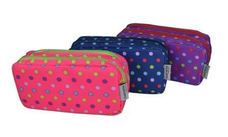 DOUBLE PENCIL CASE MIXED - PINK