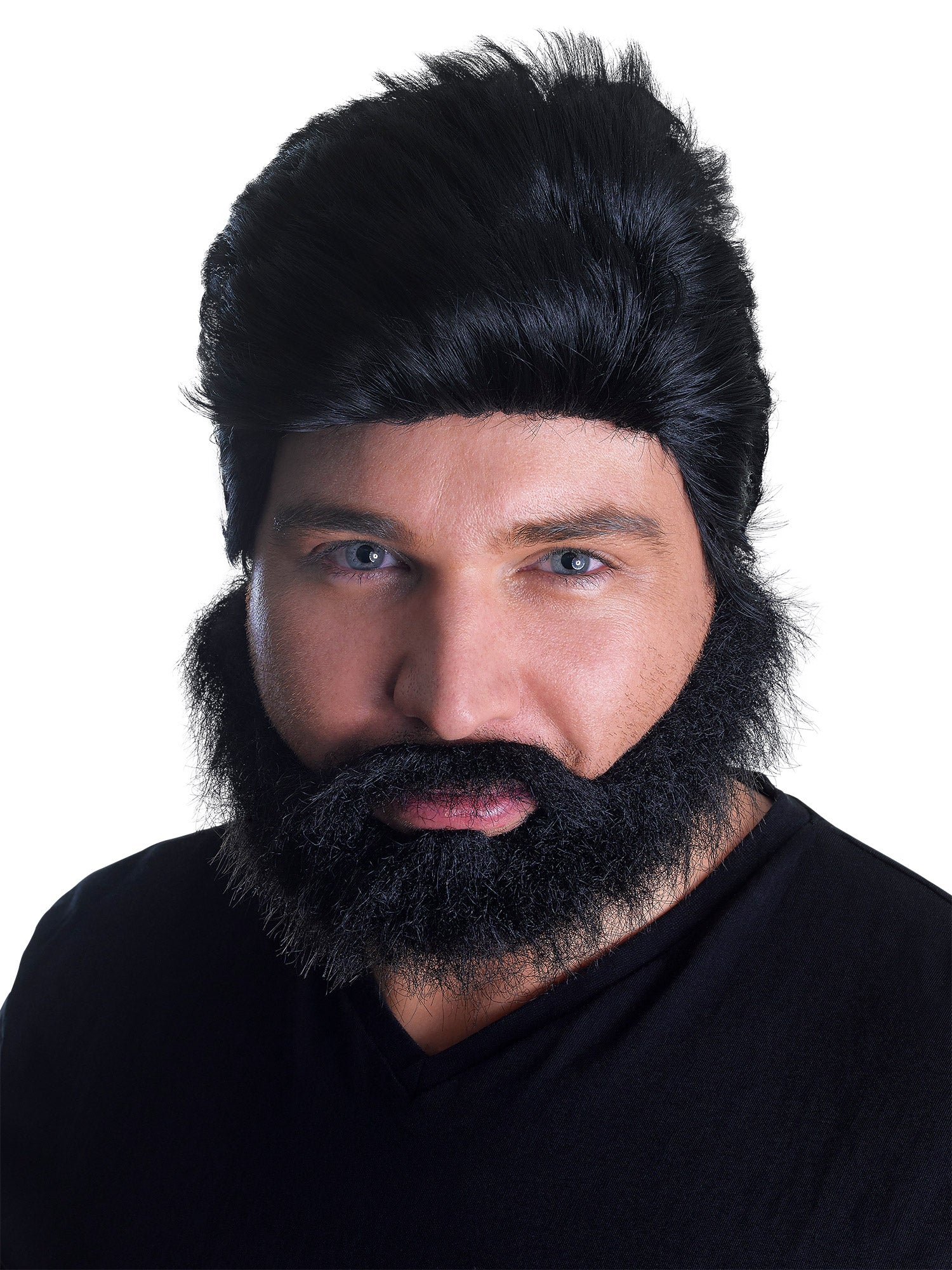 DRESS UP EURO POP STAR WIG & BEARD SET