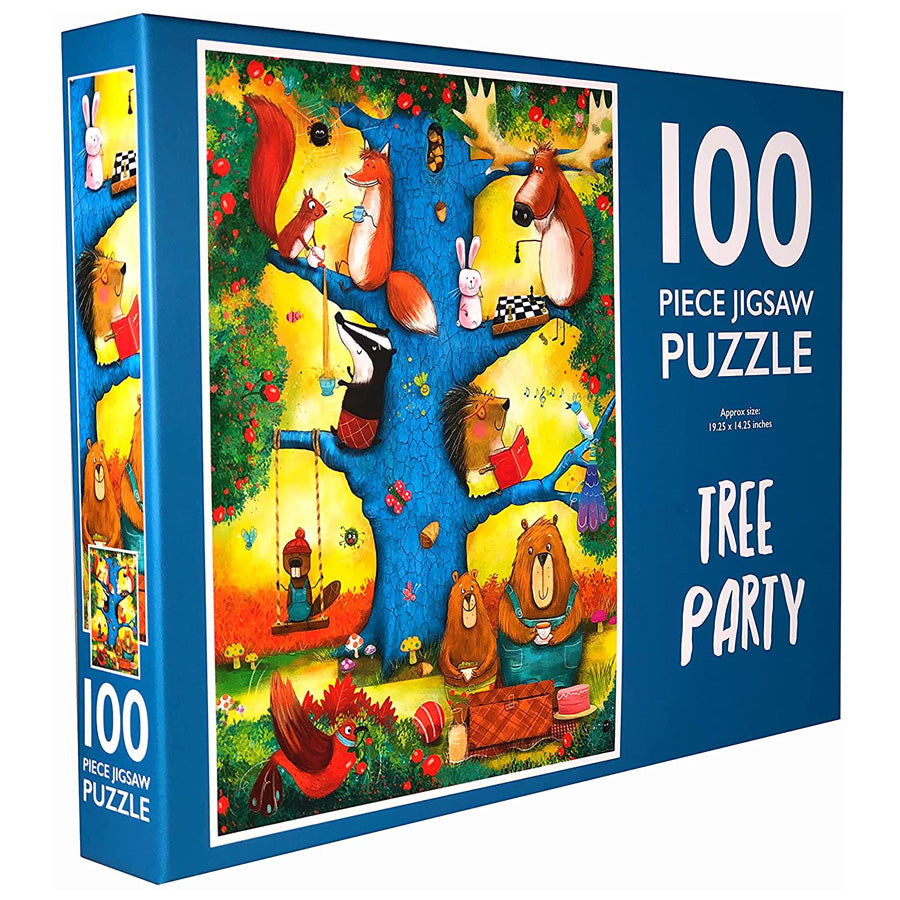 TREE PARTY 100 PIECE JIGSAW PUZZLE