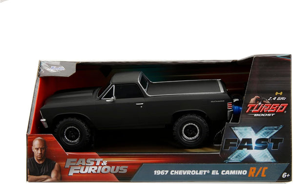 1:24 FAST & FURIOUS REMOTE CONTROL EL CAMINO BLACK (FAST X)