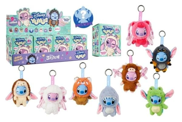 DISNEY YUYUS WAVE 2 STITCH & ANGEL ASST