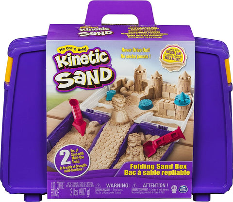 KINESTIC SAND FOLDING SAND BOX WITH 2LBS OF SAND