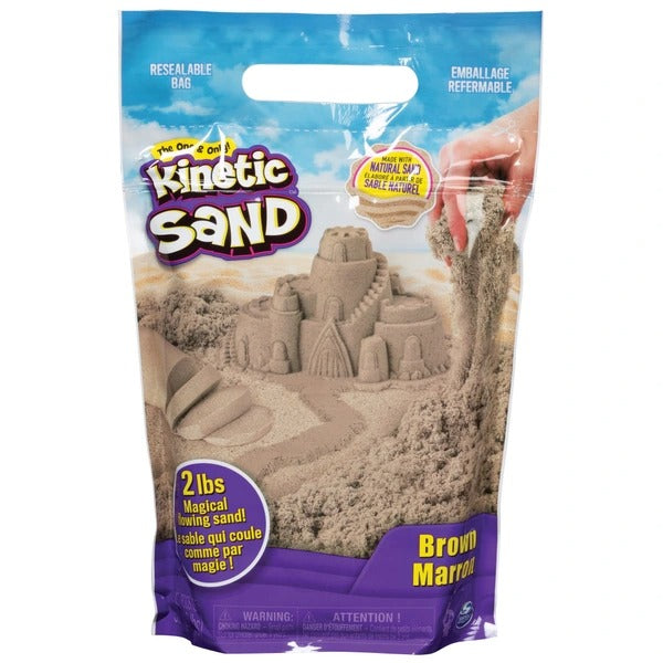 KINETIC SAND 2LB BROWN BAG