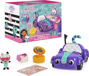 GABBY'S DOLLHOUSE CARLITA  AND PANDY PAWS PICNIC VEHICLE