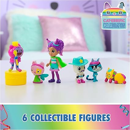 GABBY'S DOLLHOSUE DELUXE FIGURE SET - CELEBRATION