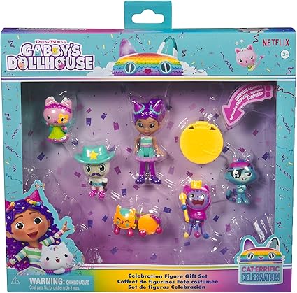 GABBY'S DOLLHOSUE DELUXE FIGURE SET - CELEBRATION