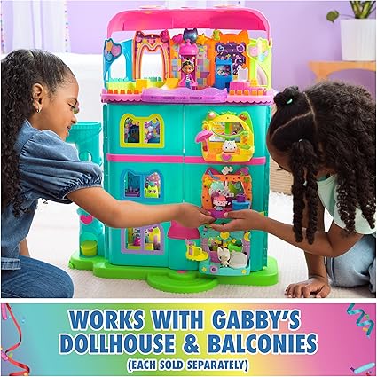 GABBY'S DOLLHOUSE GABBY'S PARTY ROOM PLAYSET