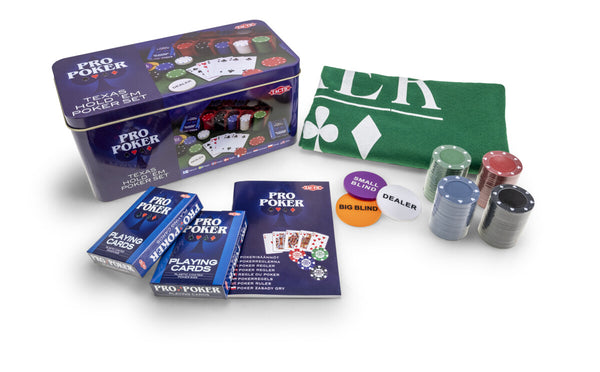 PRO POKER TEXAS HOLD 'EM TIN SET