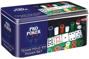 PRO POKER TEXAS HOLD 'EM TIN SET