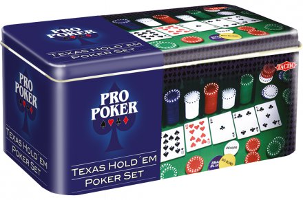 PRO POKER TEXAS HOLD 'EM TIN SET