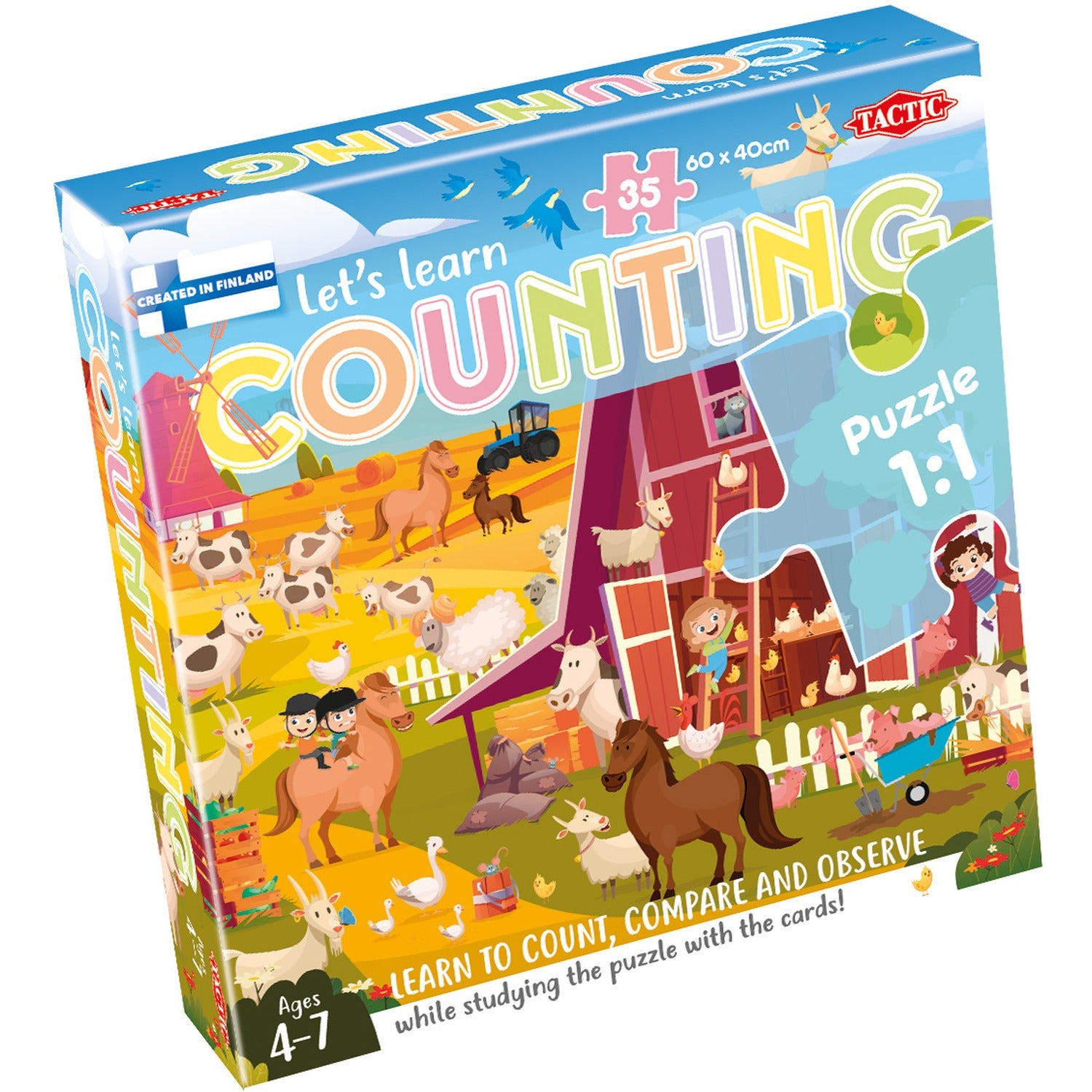 LET'S LEARN COUNTING FLOOR PUZZLE