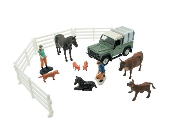 1:32 LAND ROVER VET PLAYSET